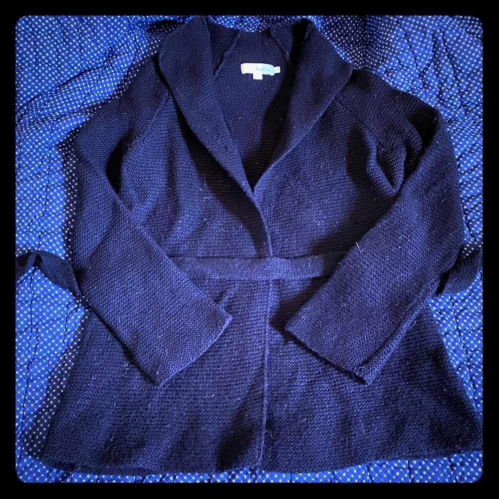 Comfy, cozy black Boden cardigan